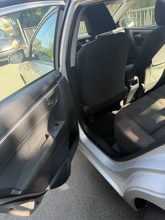 Toyota rear seats